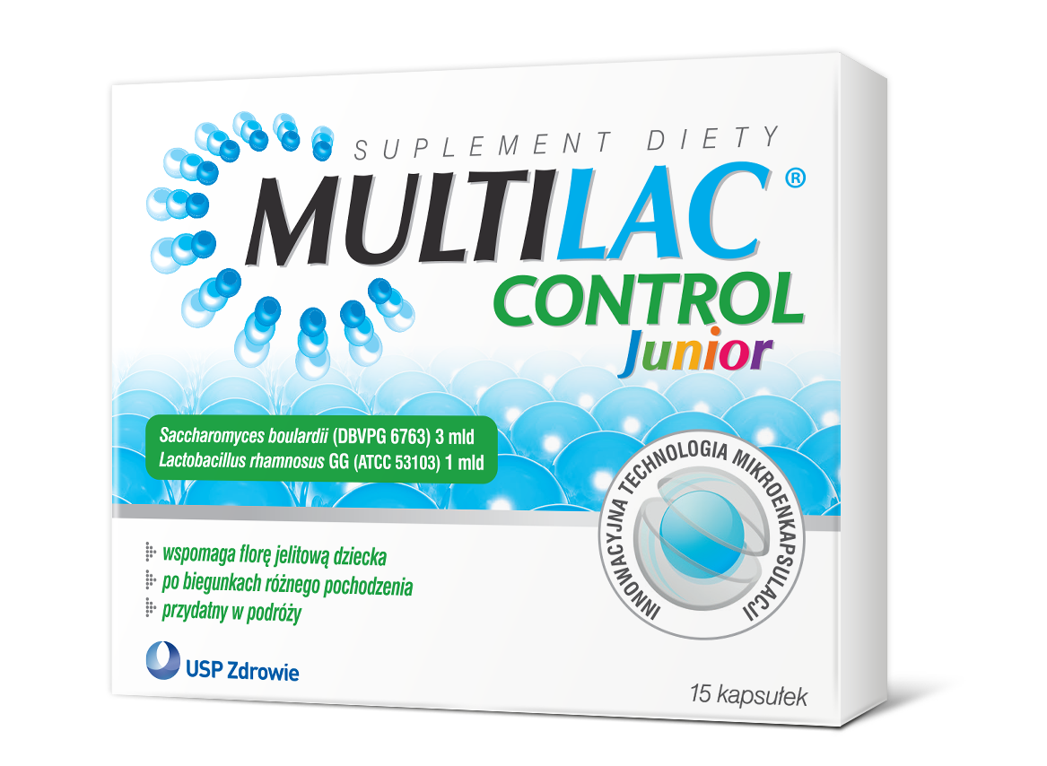 Opakowanie synbiotyku Multilac Control Junior